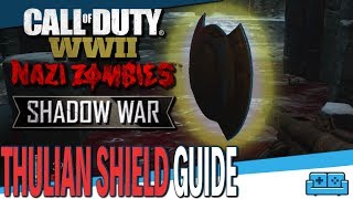 COD WW2  DLC 4  ZOMBIES FROZEN DAWN  THULIAN SHIELD GUIDE [upl. by Yleme]