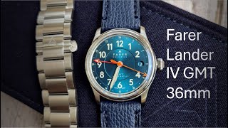 Farer Lander IV GMT 36mm Unboxing [upl. by Trahurn]