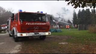 Dachstuhlbrand im Pappelweg [upl. by Brainard493]