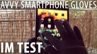 AVVY Smartphone Gloves Test  Review Deutsch [upl. by Aneeram644]