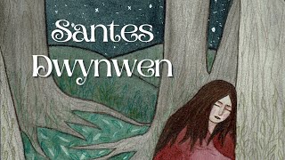 The Story of Santes Dwynwen  art amp storytime  watercolour painting of Welsh folklore [upl. by Toby]