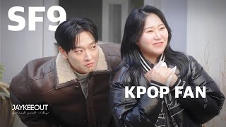 KPOP idol pranking their fans in public ft SF9  JAYKEEOUT [upl. by Aivataj]