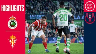 Resumen  Copa del Rey  Racing Club de Santander 10 Real Sporting de Gijón  Segunda eliminatoria [upl. by Briana]