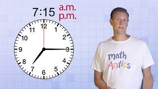 Math Antics  Telling Time [upl. by Ahsetra]