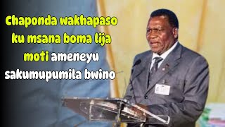 Chaponda wakhapaso ku msana boma lija moti ameneyu sakumupumila bwino or ndi pangono pomwe [upl. by Etneciv]