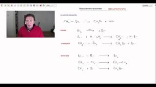 Reactiemechanismen  radicaalmechanisme  Scheikundelessennl [upl. by Kraul]