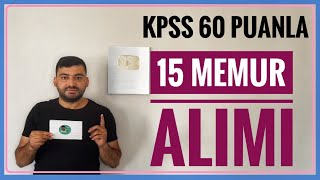 KPSS 60 PUANLA 15 MEMUR ATAMASI  JANDARMA GENEL KOMUTANLIÄI MEMUR BAÅVURUSU [upl. by Jovita996]