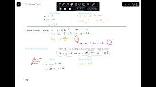 173 Proof by Contraposition  If ab is even then a or b is even  Proofs  Discrete Math [upl. by Silverts]