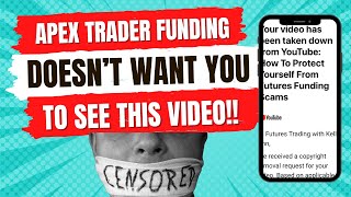 Apex Trader Funding Tried To Take Down This Video So You Cant See it [upl. by Epperson]