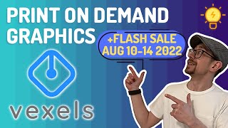 Vexels Print on Demand Graphics  Review amp Flash Sale [upl. by Aniri]