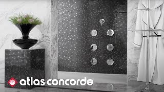 Marble look bathroom  Statuario Select  Atlas Concorde [upl. by Niki274]