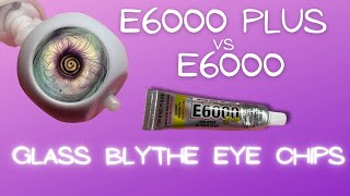 E6000Plus vs E6000 Glue for Making Blythe Doll Eye Chips and Glass Cabochon Jewelry [upl. by Nilpik]