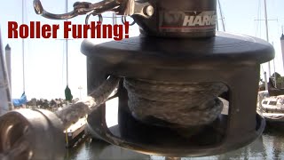 How to installremove Harken roller furling on a sailboat [upl. by Aliek]