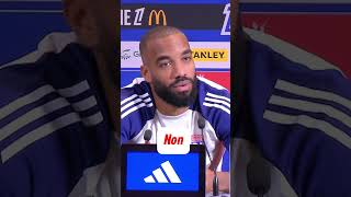 Le vert  C’est interdit chez les Lacazette 😎🔴🔵 OLASSE derby football rivalite [upl. by Dercy]