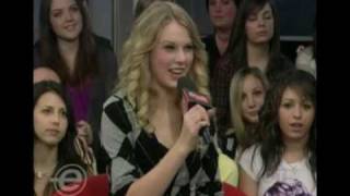 Taylor Swift on Etalk  Part 2 of 2 [upl. by Reywas]