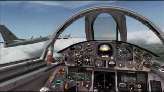 XPlane 9  CF104 Starfighter over Germany [upl. by Ilatfen]