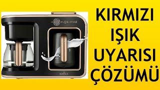 Karaca 5 in 1 Kahve Makinesi Kırmızı Işık Uyarısı Çözümü [upl. by Gerge227]