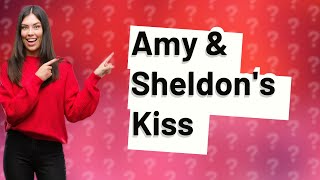 What episode is Amy and Sheldons first kiss [upl. by Aldus]