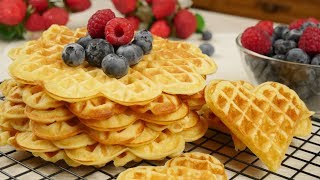 Waffeln backen  Quarkwaffeln Rezept  Mein Lieblingsrezept [upl. by Enrobso784]