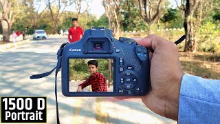 Canon Eos 1500D 55250 lens Outdoor Portrait Photography [upl. by Eznyl14]