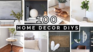 100 DIY HOME DECOR IDEAS amp PROJECTS  AFFORDABLE amp AESTHETIC [upl. by Ardnatal]