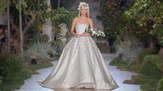 Reem Acra  Bridal 2019  Barcelona Bridal Fashion Week 2018 [upl. by Hgeilhsa]