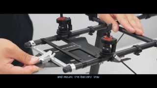 DJI S800 Vibration Absorber Setup Demo [upl. by Hairahs]