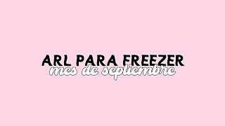 arl para freezer actualizado mes de septiembre 2022 [upl. by Gunter894]