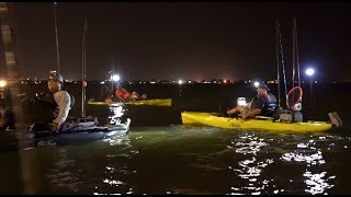 S2 Ep145 2020 Old Town Predator PDL Night Time Bridge Fishing Galveston TX [upl. by Eradis]