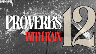 Proverbs 12 KJV with Rain Sounds  Female Voice  3 Hours proverbs [upl. by Rayshell]