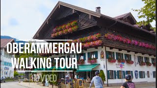 Spaziergang durch Oberammergau  Bayern HD Walking Video [upl. by Gromme]