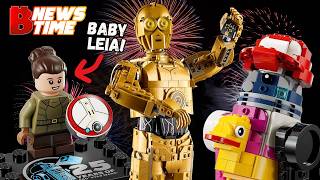 Buildable LEGO C3PO That Everyone Wanted Young Leia Minifig  News Time [upl. by Dov]