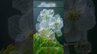 Diphylleia grayiskeleton flowerNature [upl. by Kcirednek]