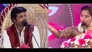 கேப்பைக்களி VS மியூசிக்கலி  Nagaichuvai Pattimandram  Adithya Tv [upl. by Werdnaed83]