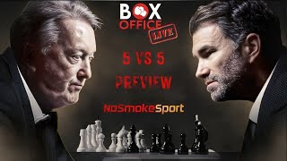 Box Office LIVE 5 VS 5 Queensberry vs Matchroom Preview 5vs5 QueensberryVsMatchroom [upl. by Sardella454]