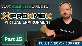 Proxmox Virtual Environment Complete Course Part 15  Clustering [upl. by Olympias]