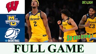 Wisconsin vs Marquette FINAL GAME HIGHLIGHTS Dec 072024  College basketball 2024 Ncaa basketball [upl. by Verras]