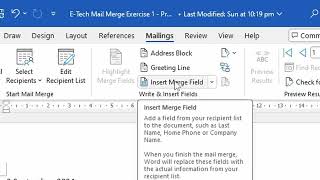 Simple Mail Merge ENG  Using Productivity Tools  Empowerment Technologies [upl. by Kielty]