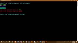 Modulo Colorama para Python 3 Cursor [upl. by Nwahsud]