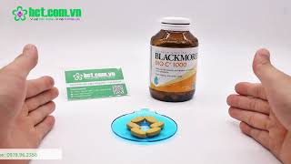 Review Viên uống bổ sung Vitamin C 1000mg BLACKMORES BIO C [upl. by Trinatte667]