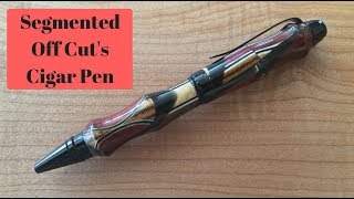 Part 2 A Segmented Offcut pen [upl. by Whitcomb65]