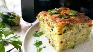 Einfaches Heißluftfritteuse Rezept Zucchiniauflauf der süchtig macht [upl. by Kandace698]