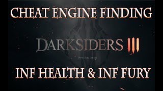 DARKSIDERS 3 Inf Health amp Inf Fury  Finding Float Values By Scanning 4 Byte [upl. by Eiddal]