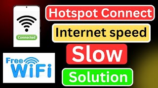 hotspot connection but net slow।হটস্পট কানেক্ট কিন্তু ইন্টারনেট স্লো [upl. by Nepean]