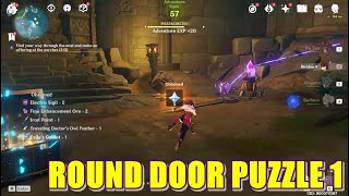 Round Door Puzzle 1  Genshin Impact [upl. by Elana]