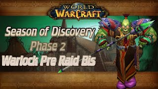 Guide  WoW Classic  SOD Alle Warlock Specs Phase 2 Pre Raid BisDeutschGerman [upl. by Ribaudo]