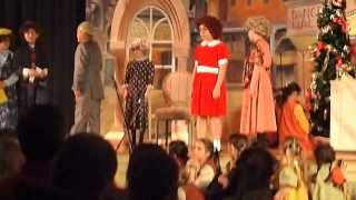 Annie Jr  Final Scene  Sophia as Miss Hannigan  Cast Sings Tomorrow [upl. by Ariday842]