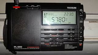 Tecsun PL660 UNID Beeper With Buzzing 5780 kHz 2030 UTC 18032024 [upl. by Halle972]