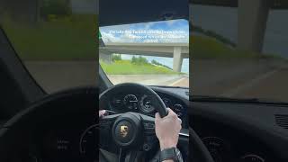 Autobahn Race Porsche 992 Turbo S vs Ferrari Roma top speed run on the A8 Autobahn in June 2024 [upl. by Sirovaj]