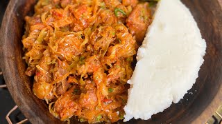 Easy to make Spicy pork kikalayi and posho recipe [upl. by Brian]